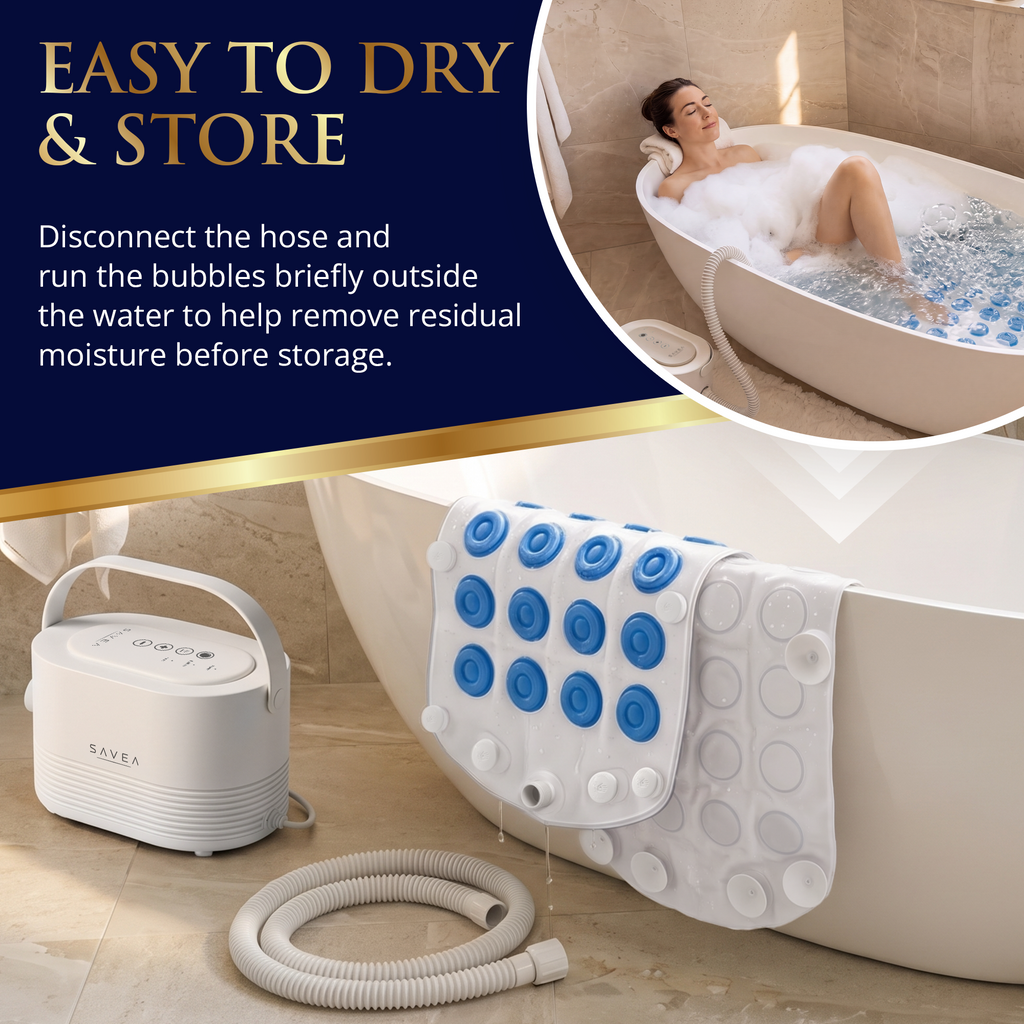 SAVEA Bubble Bath Massage Mat for Bathtub